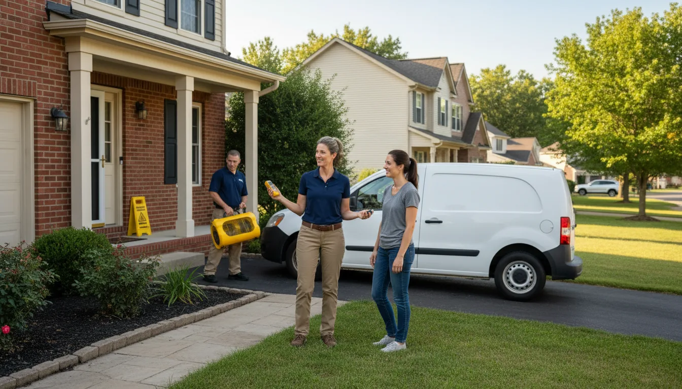 Water restoration image for Water Damage & Restoration Services in Lempster, NH